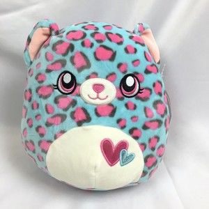 New Squishmallows Chelsea Cheetah 8” Blue Pink Valentines Plush Toy